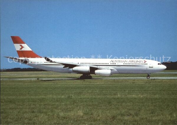 Flugzeuge Zivil Austrian Airlines Airbus Industrie A340