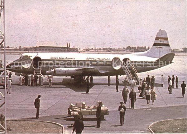 Flugzeuge Zivil United Arab Airlines Viscount 739 SU-AK