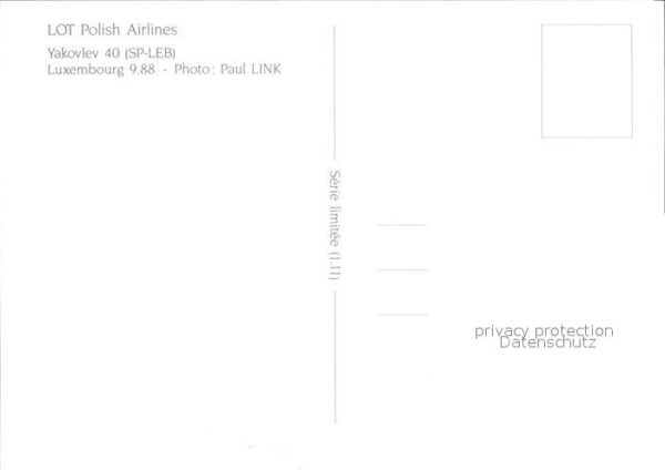 Flugzeuge Zivil LOT Polish Airlines Yakovlev 40 SP-LEB – Bild 2
