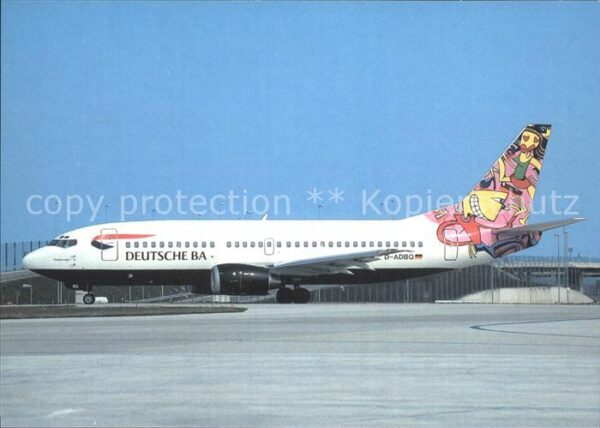 Flugzeuge Zivil Deutsche BA Boeing 737-31S D-ADBQ cn 29