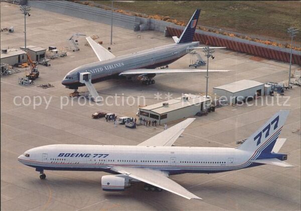 Flugzeuge Zivil Pratt & Whitney Boeing 777-200 United A