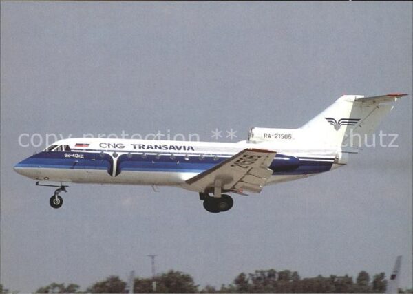 Flugzeuge Zivil CNG Transavia Yak 40 RA-21506 c/n 98402