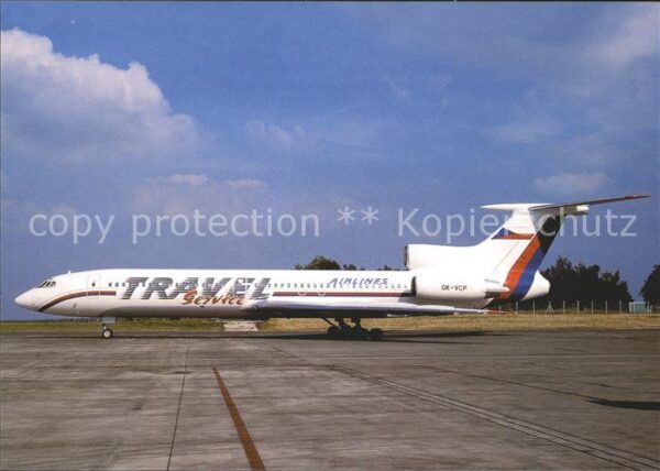 Flugzeuge Zivil Travel Service Airlines TU-154M OK-VCP