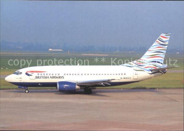 Flugzeuge Zivil British Airways Waves of the City Boein