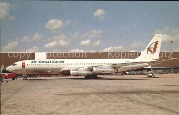 Flugzeuge Zivil Air Swazi Cargo Boeing 707-344C 3D-ASC