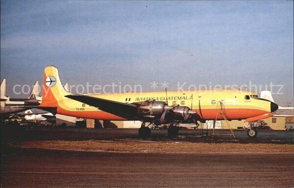 Flugzeuge Zivil Aviateca Guatemala McDouglas DC-6 TG-AD