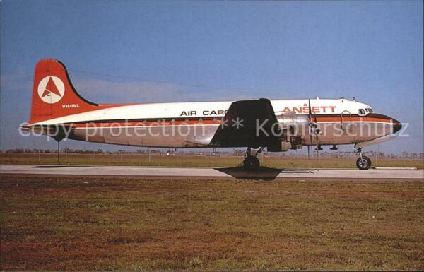 Flugzeuge Zivil Ansett Air Cargo McDouglas DC-4 VH-INL