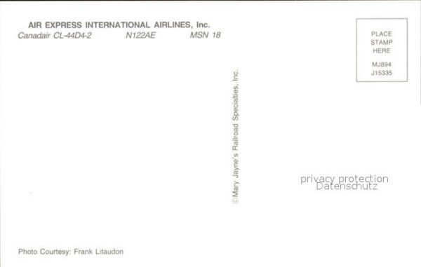 Flugzeuge Zivil Air Express International Airlines Inc. – Bild 2