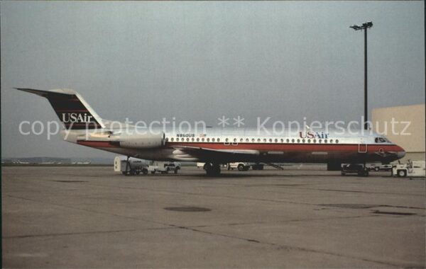 Flugzeuge Zivil USAir Fokker 100