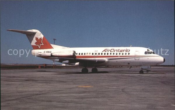 Flugzeuge Zivil Air Ontario Fokker F-28-1000