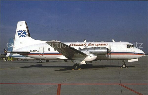 Flugzeuge Zivil Scottish European BAe 748-334 Srs 2A c/