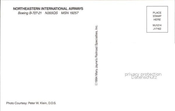Flugzeuge Zivil Northeastern International Airways Boei – Bild 2