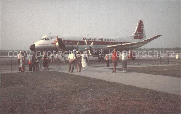 Flugzeuge Zivil Capital Airlines Viscount 745D N7452 MS