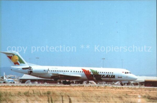 Flugzeuge Zivil Portugalia Fokker 100 C/N 11257