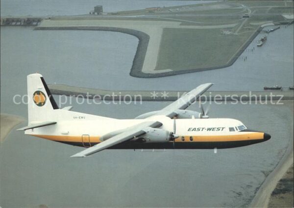 Flugzeuge Zivil East-West Airlines Fokker F27 Mk500 VH-