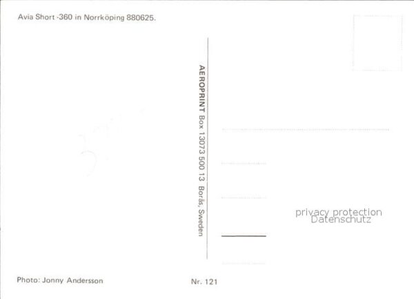 Flugzeuge Zivil Avia Short 360 SE-KEX – Bild 2