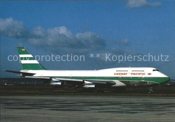Flugzeuge Zivil Cathay Pacific Boeing 747-300