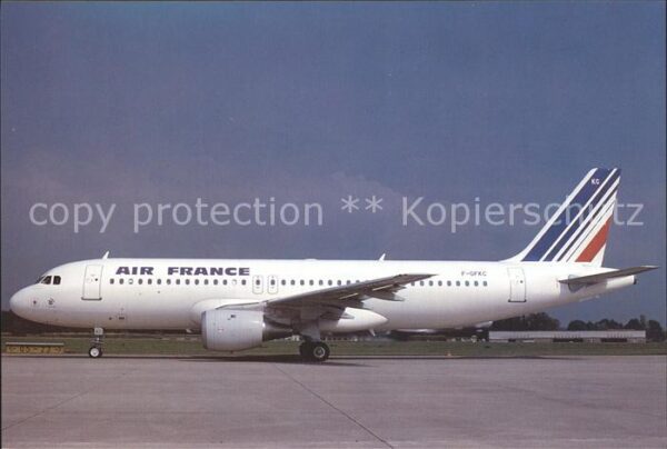 Flugzeuge Zivil Air France Airbus A320-110 F-GFKC c/n 0