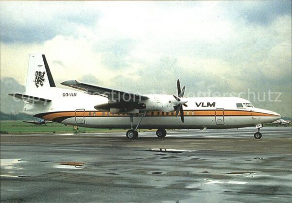 Flugzeuge Zivil VLM Fokker 50 OO-VLN