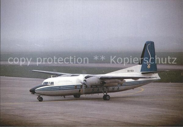 Flugzeuge Zivil Sabena Fokker F-27