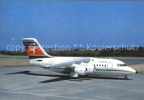 Flugzeuge Zivil Manx Airlines BAe 146-100 G-OJET