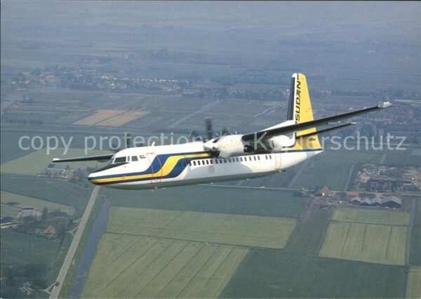 Flugzeuge Zivil Sudan Airways Fokker 50 ST-ALN