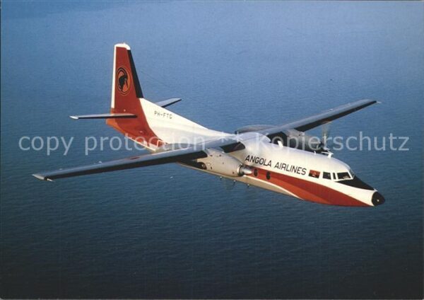 Flugzeuge Zivil TAAG Angola Airlines Fokker F-27 Mk600