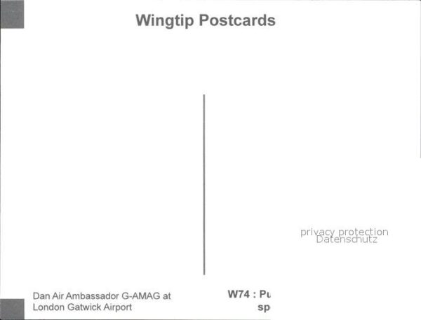 Flugzeuge Zivil Dan Air Ambassador G-AMAG – Bild 2