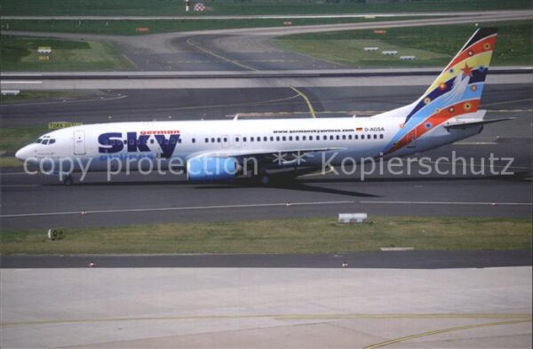 Flugzeuge Zivil German Sky Airlines B-737-883 D-AGSA c/