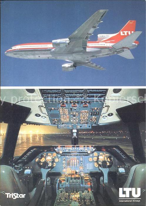 Flugzeuge Zivil LTU TriStar L-1011-500 Cockpit