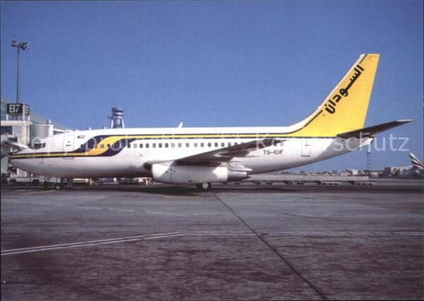 Flugzeuge Zivil Sudan Airways B-737-200 TS-IOF
