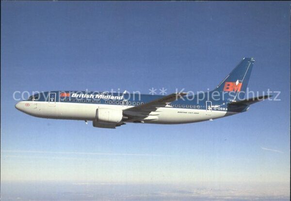 Flugzeuge Zivil BM British Midland Boeing 737-300