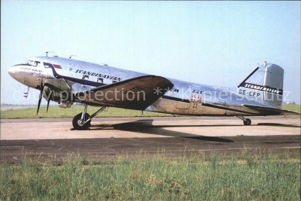 Flugzeuge Zivil Scandinavian Douglas DC-3C SE-CFP c/n 1