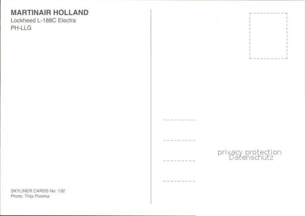 Flugzeuge Zivil Martinair Holland Lockheed L-188C Elect – Bild 2