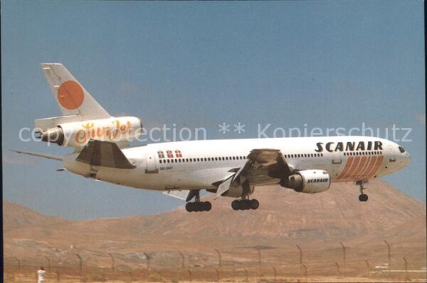 Flugzeuge Zivil Scanair SC10-10 SE-DHT C/N 47833