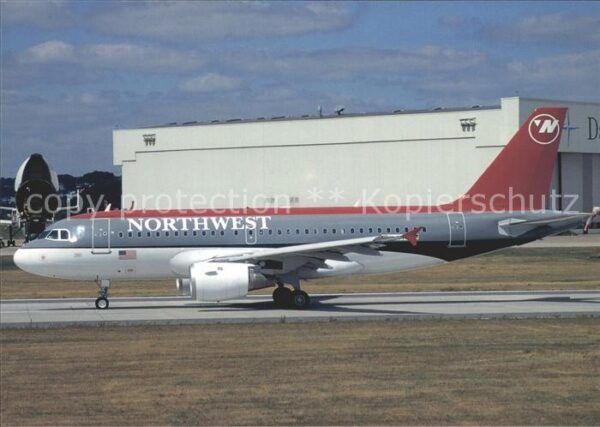 Flugzeuge Zivil Northwest Airlines A319-132 D-AVYP c/n