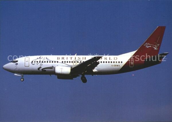 Flugzeuge Zivil British World Boeing 737-3Y0 G-OBWX c/n