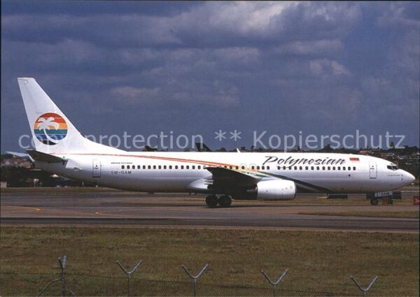 Flugzeuge Zivil Polynesian Boeing 737-8Q8 5W-SAM c/n 30