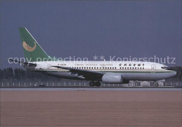 Flugzeuge Zivil China Yunnan Airlines Boeing 737-7W0 B-