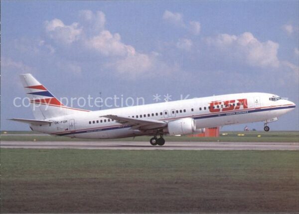 Flugzeuge Zivil CSA Czech Airlines Boeing 737-45S OK-FG