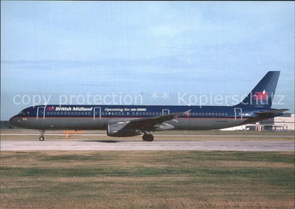 Flugzeuge Zivil British Midland Airbus Industrie A321-2
