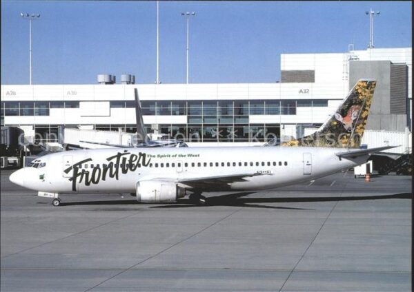 Flugzeuge Zivil Frontier Airlines Bambi Tail Boeing 737