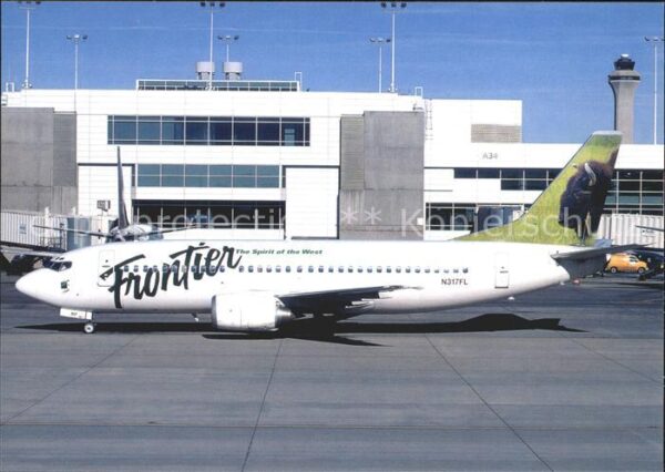 Flugzeuge Zivil Frontier Airlines Bison-Tail Boeing 737