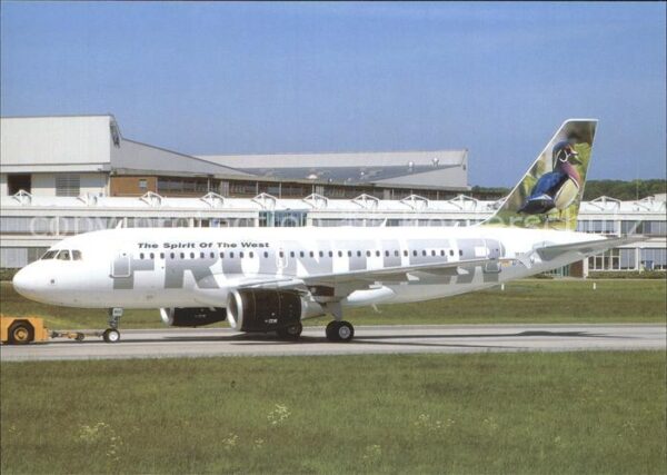 Flugzeuge Zivil Frontier Airlines Duck-Tail Airbus 319-
