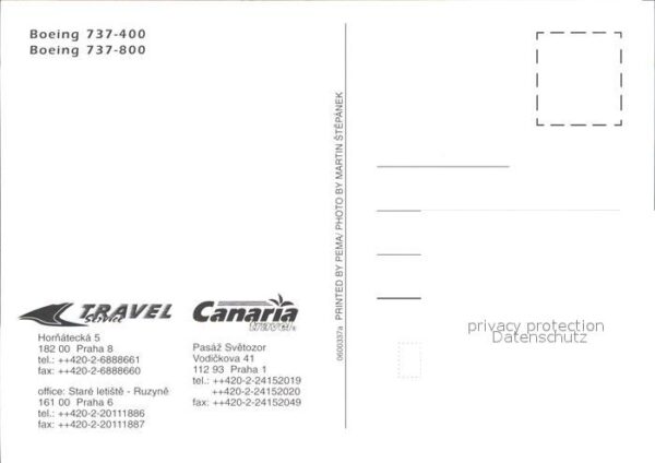 Flugzeuge Zivil Travel Service Boeing 737-400 Boeing 73 – Bild 2