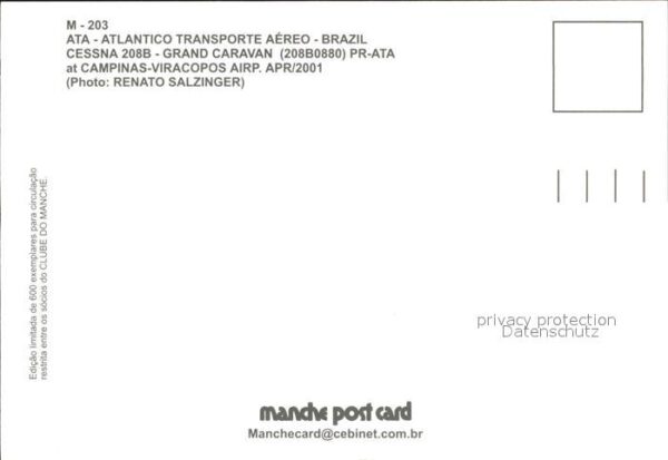Flugzeuge Zivil ATA Cessna 208B Grand Caravan PR-ATA – Bild 2