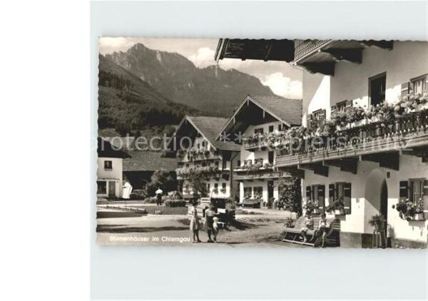 Rottau Chiemgau Blumenhäuser Gedererwand