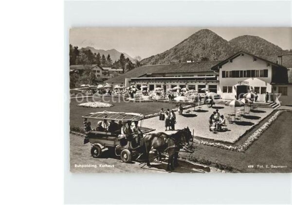 Ruhpolding Kurhaus Pferdekutsche
