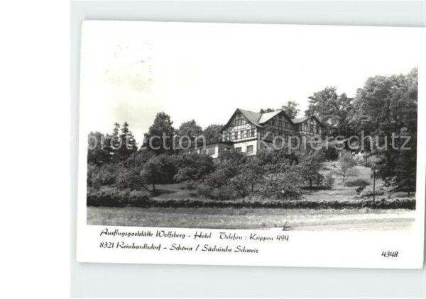Reinhardtsdorf-Schoena Gaststätte Wolfsberg