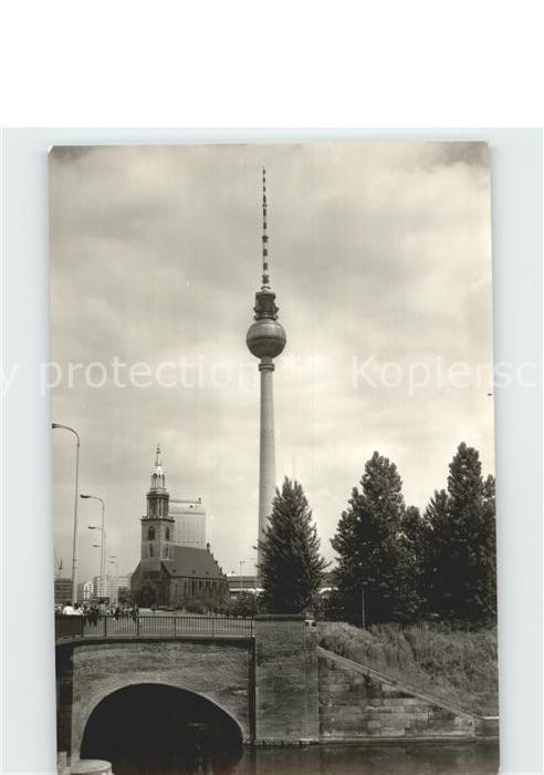 Berlin Fernseh- UKW-Turm Deuschen Post